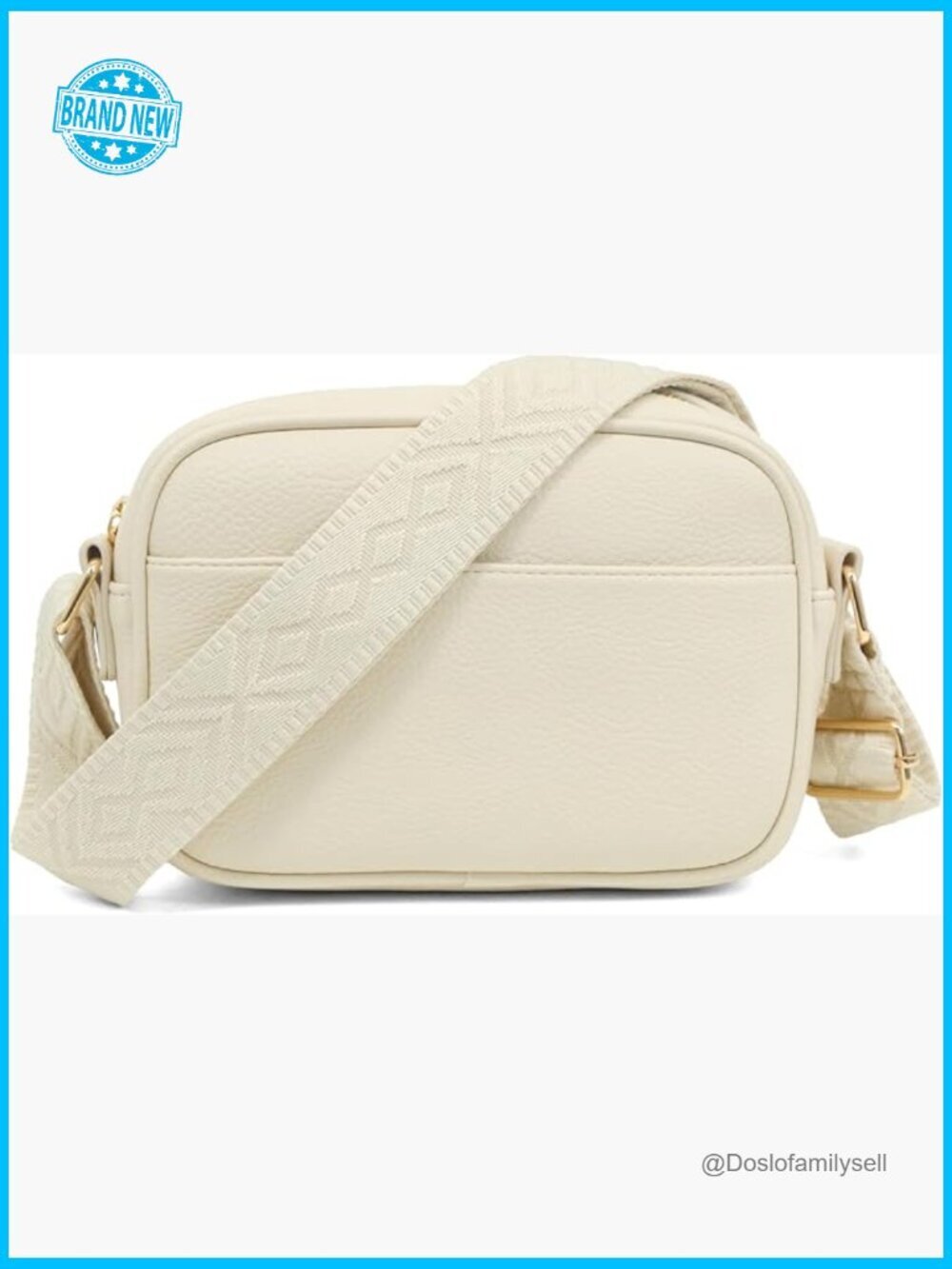 Crossbody Bag with Adjustable Strap Compact Everyday Purse Satchel Style